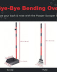 Pawler Pooper Scooper for Large Dogs | Long-Handle Rake & Extra Large Tray Set
